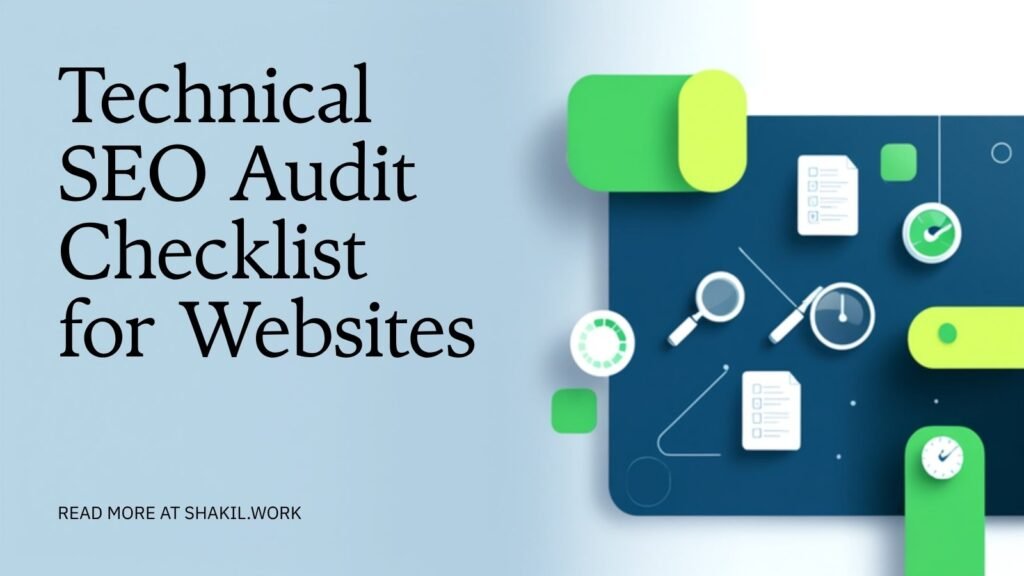 Technical SEO audit checklist for websites